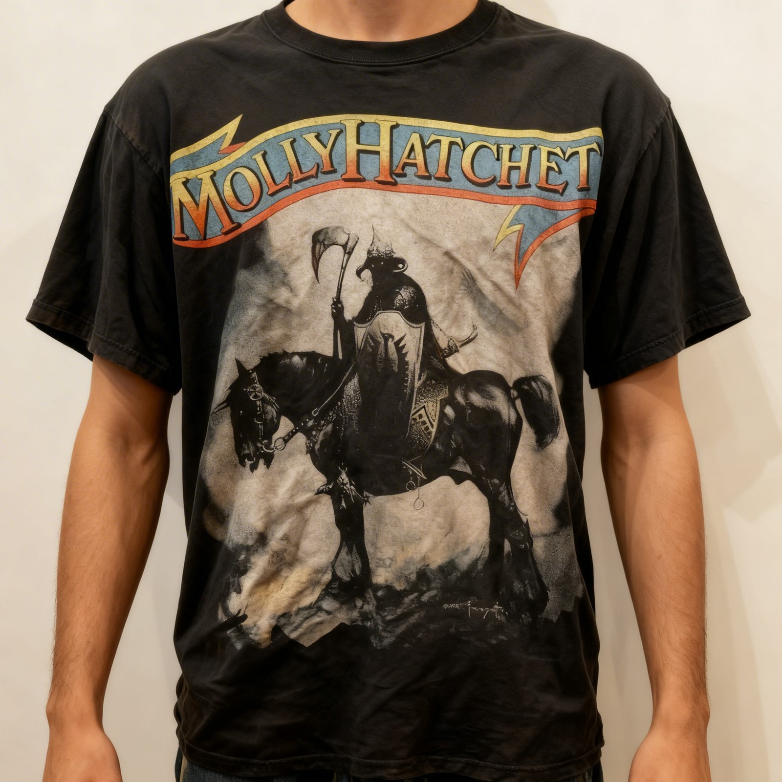 Molly Hatchet Concert Tour Southern Rock T-Shirt Black S-5XL