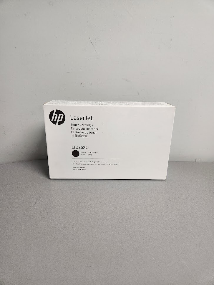 HP CF226XC 26X High Yield LaserJet Toner Cartridge - Black BRAND NEW HP CF226XC 26X High Yield LaserJet Toner Cartridge - Black BRAND NEW