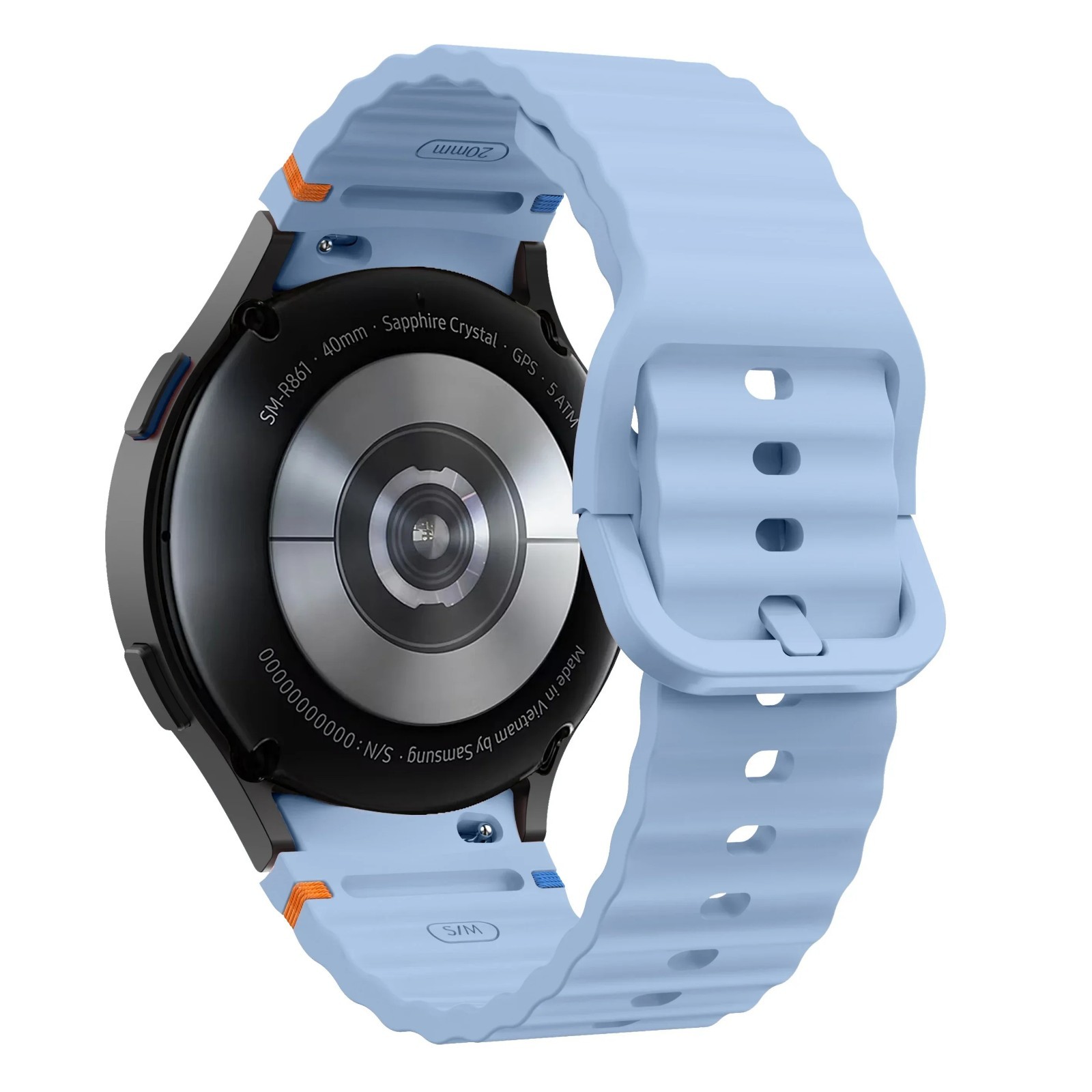 Strap For Samsung Galaxy Watch 7/6/5/4/FE 40/44/47mm Silicone Sport Watch Band Strap For Samsung Galaxy Watch 7/6/5/4/FE 40/44/47mm Silicone Sport Watch Band