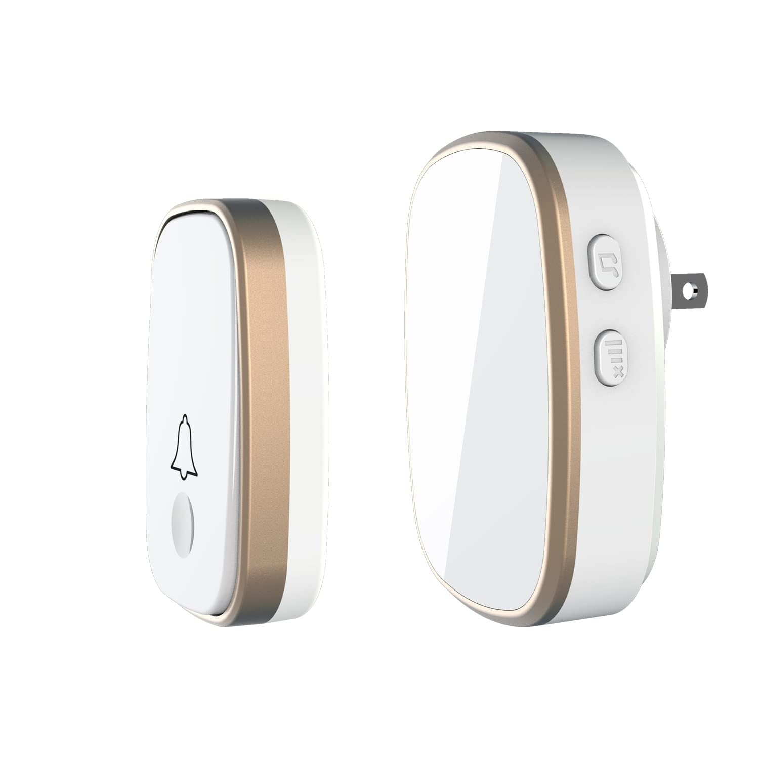 LUAMB Wireless Doorbell, 1,000ft Range Loud Enough Range, 2-White LUAMB Wireless Doorbell, 1,000ft Range Loud Enough Range, 2-White