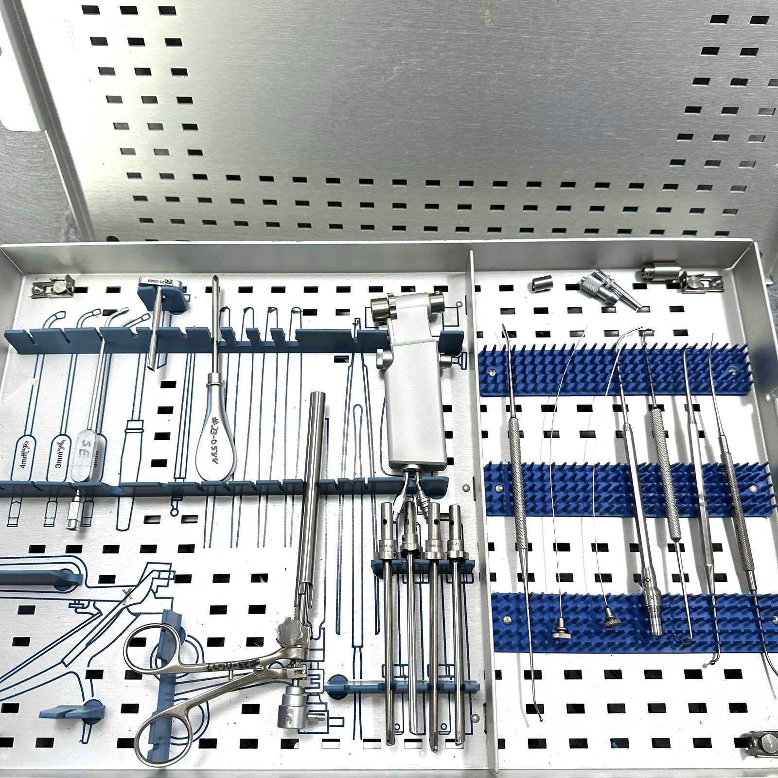 RICHARDS ENT NASAL ENDOSCOPIC SINUS Set Blakesley Forceps Trays 1 and 2 (1)