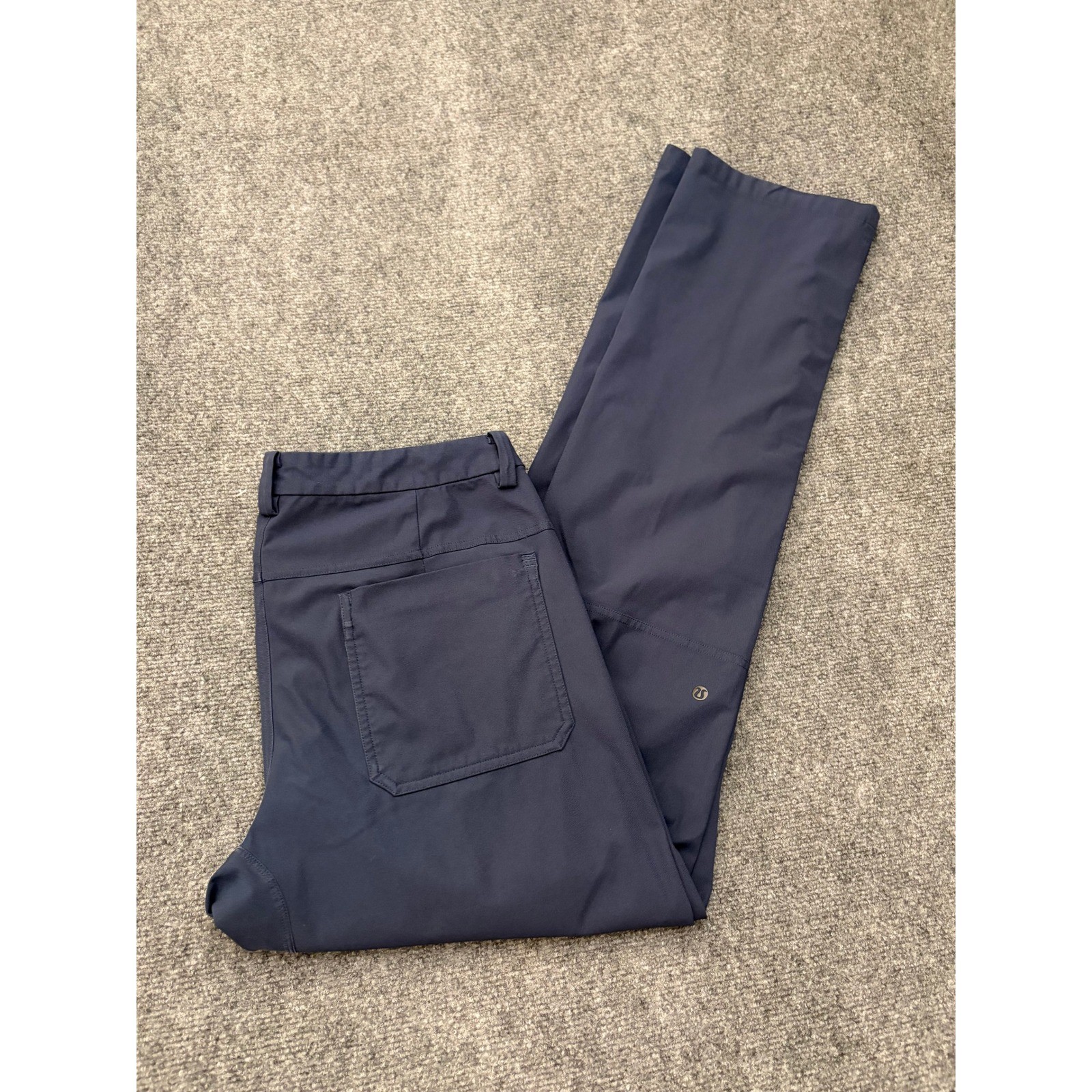 Lululemon Commission Pant Classic Navy Blue Mens Size 36 Golf Chino Pants