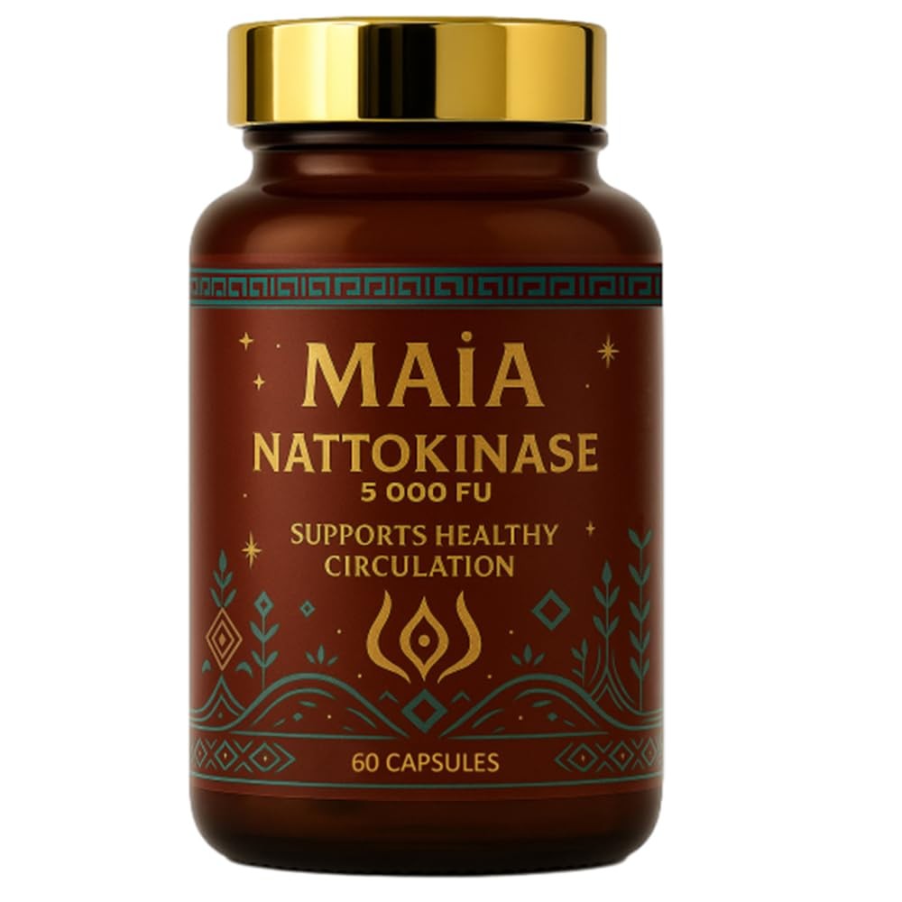 Maia Nattokinase Supplement with 5000 FU of Nattokinase, Support Healthy Circu