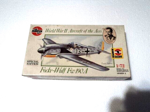 Focke-Wulf Fw 190 A 1:72 Airfix 02085 Special Edition Unassembled Kit Open Box