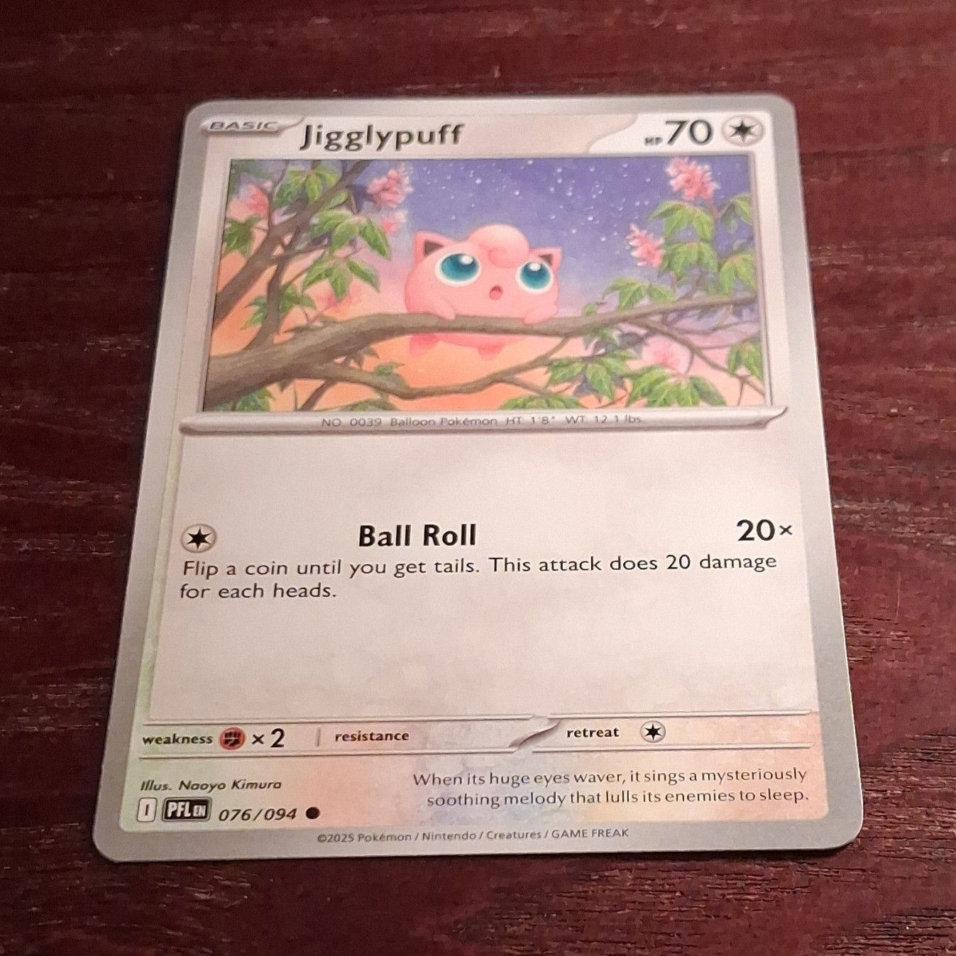 The Pokemon Company Pokemon TCG Jigglypuff 076/094 Paldean Fates Reg C EN 2025
