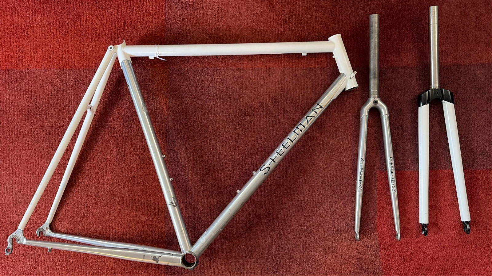 Steelman Stage Race frameset, including original fork and WoundUp carbon fork Steelman Stage Race frameset, including original fork and WoundUp carbon fork