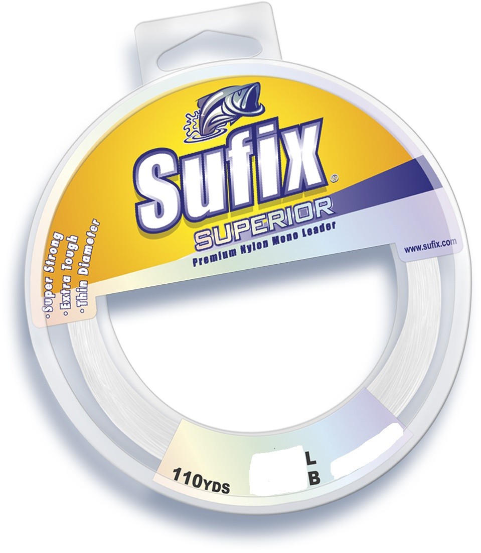 Sufix 688 Superior Monofilament Leader Clear 250 300 400 lb test 110Yd Line