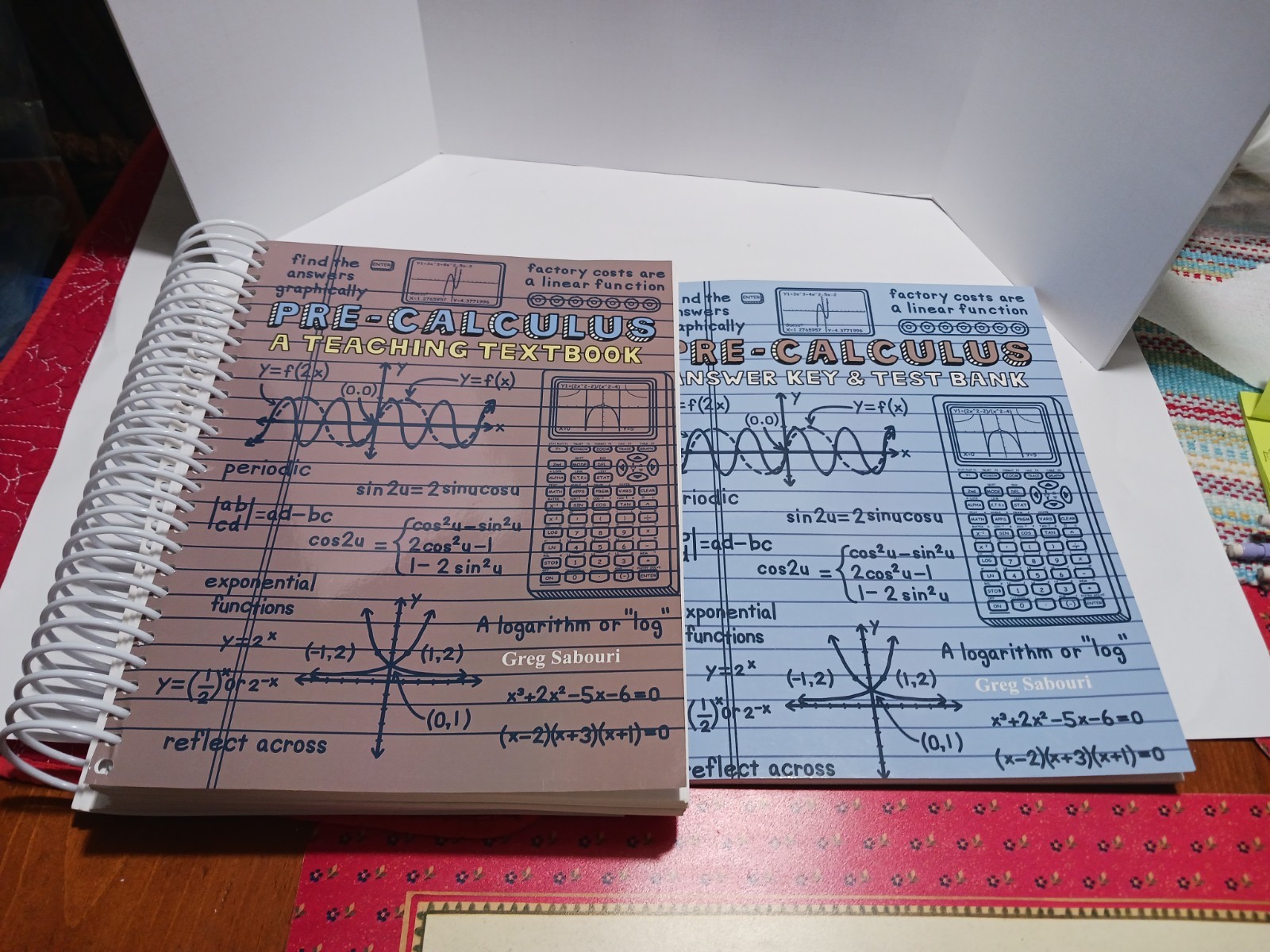 A TEACHING TEXTBOOK PRE-CALCULUS AND ANSWER KEY/TEST BANK BOOK