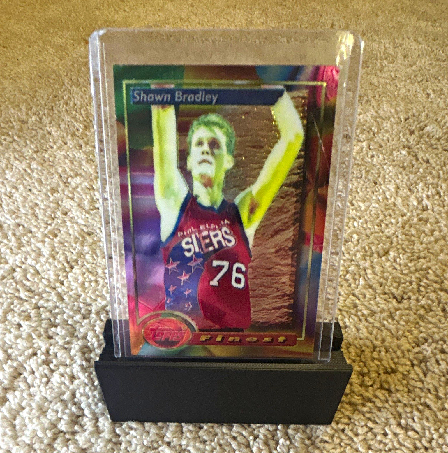 Shawn Bradley Refractor  Rookie 1993-94 Topps Finest -  #220