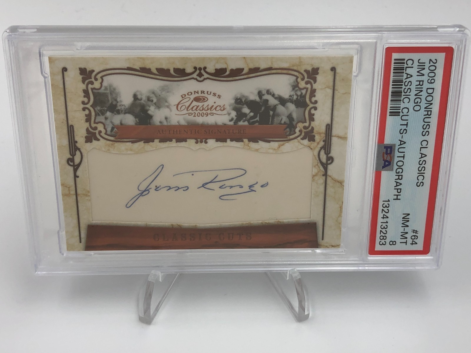JIM RINGO AUTO Card 2008 Donruss CLASSICS NFL Packers Eagles RARE/21 HOF PSA 8 JIM RINGO AUTO Card 2008 Donruss CLASSICS NFL Packers Eagles RARE/21 HOF PSA 8