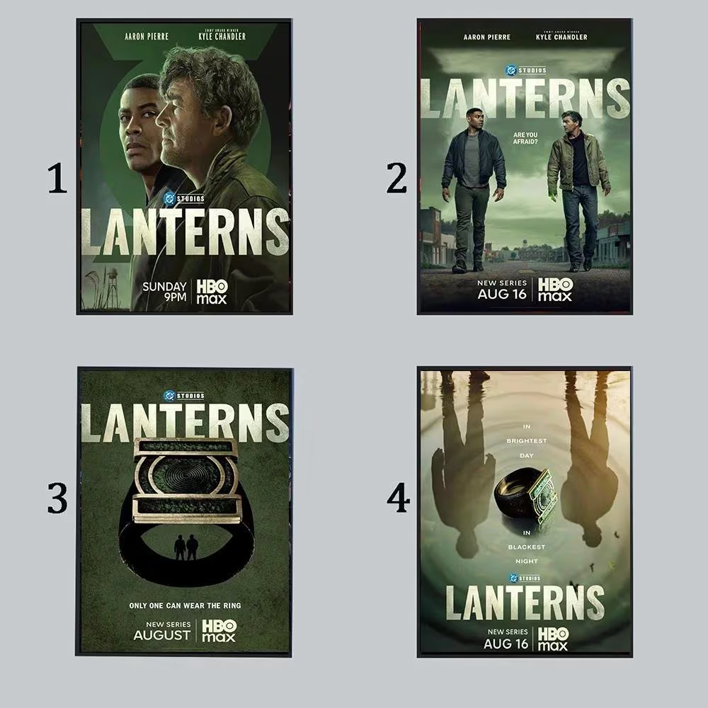 Lanterns HBO Max TV Series Poster Aaron Pierre Kyle Chandler