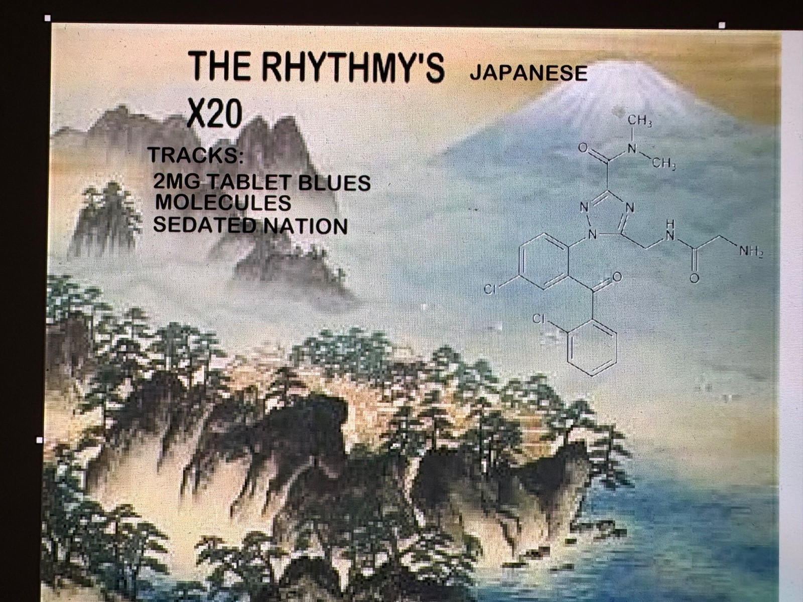 The Rhythmys Japanese art in cover The Rhythmys Japanese art in cover