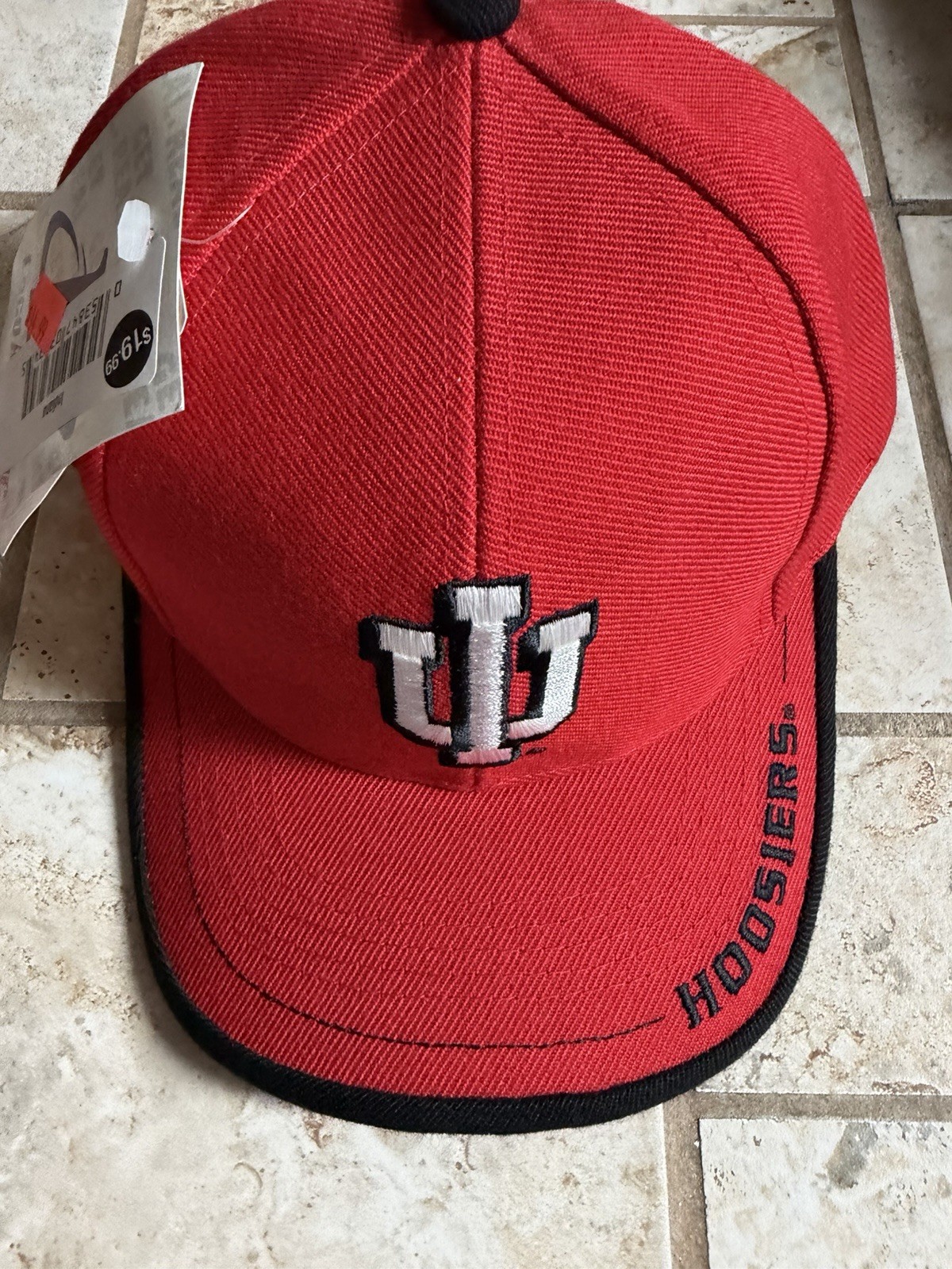 Vintage Indiana Hoosiers  Strap back Hat. Dead Stock. Logo Athletic. 1990s