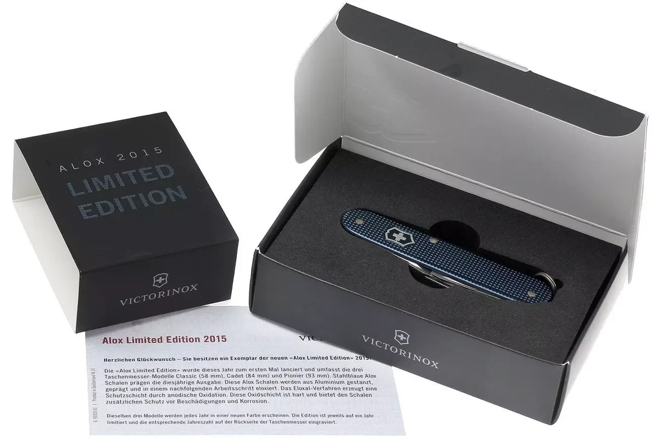 Victorinox Cadet Alox Limited Edition 2015 Steel Blue (0.2601.L15) NIB BA7 8