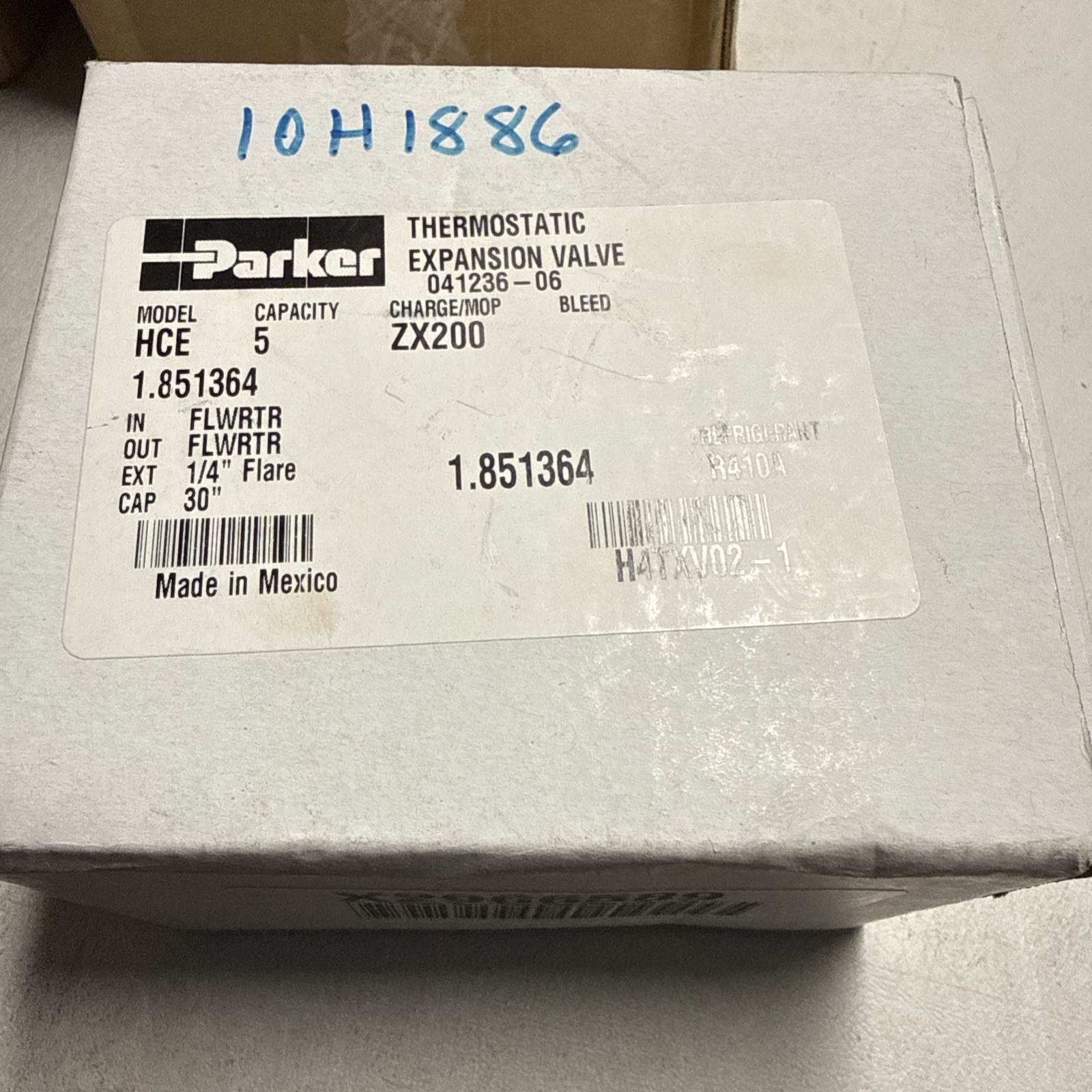 Parker Thermostatic Expansion Valve 041236-06