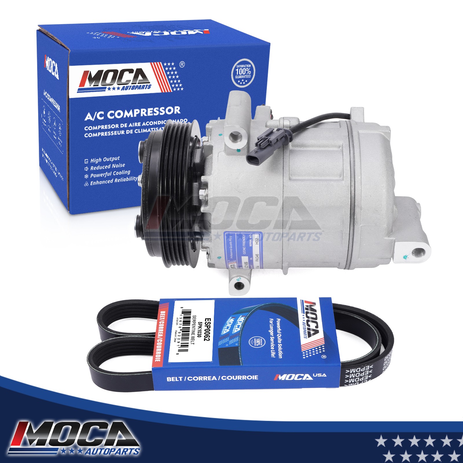 AC Compressor Serpentine Belt for 12-14 Chevrolet Equinox 12-15 GMC Terrain 2.4L