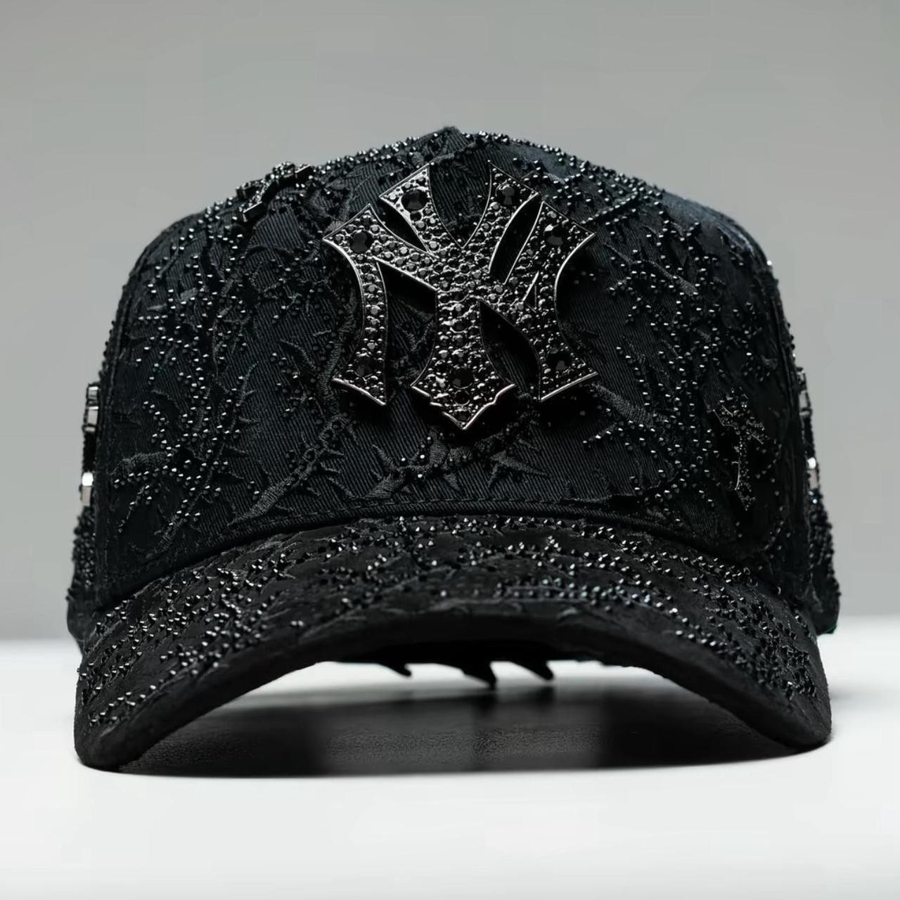 AB HATS NY Thorned Total Black Barbas Hats 31hats  Dandy