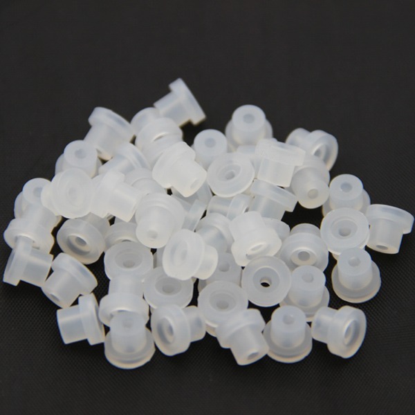 200pcs White Silicone Tattoo Machine Armature Bar Needle Half Grommets Nipples