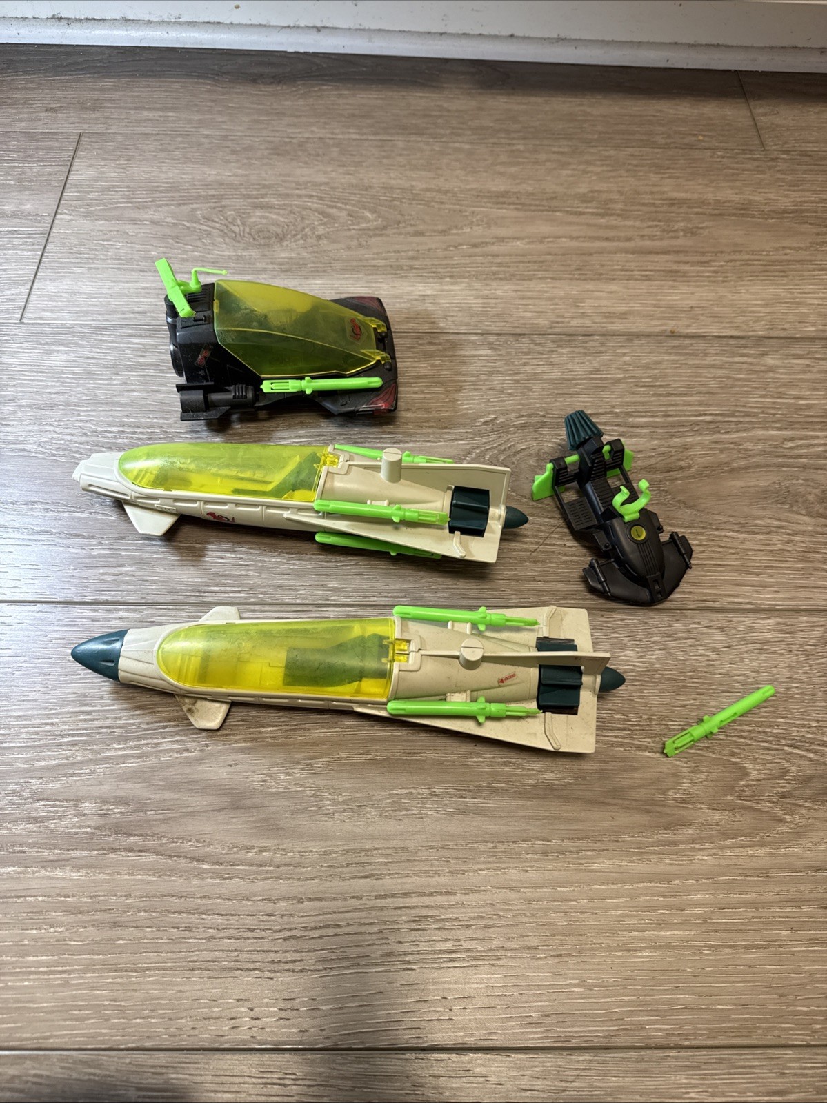 Vintage Hasbro GI Joe - Cobra Hammerhead Submarine Parts / Missiles - Incomplete