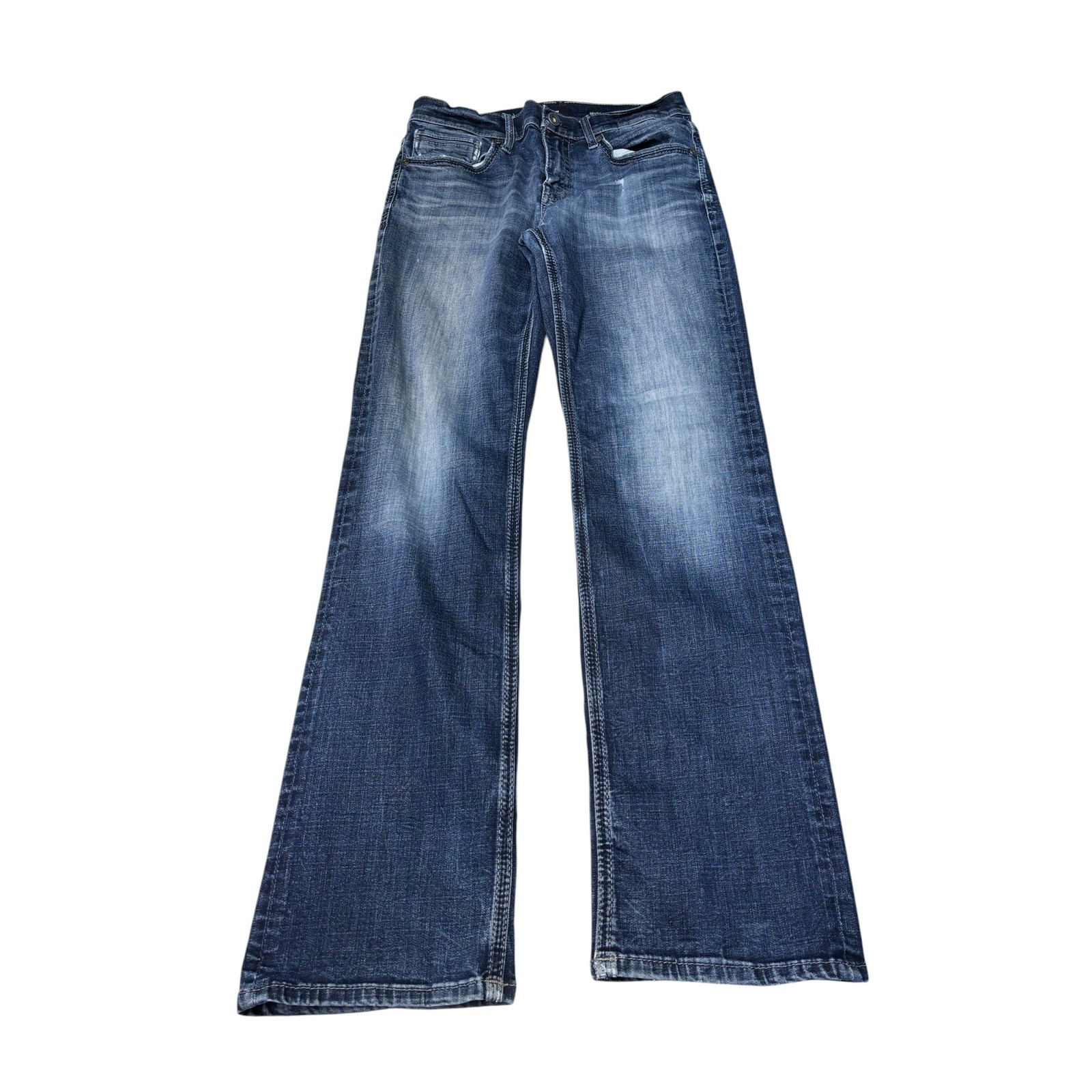 BKE Jake Bootcut Jeans Mens 32x34 Dark Wash Stretch Denim ABS15255