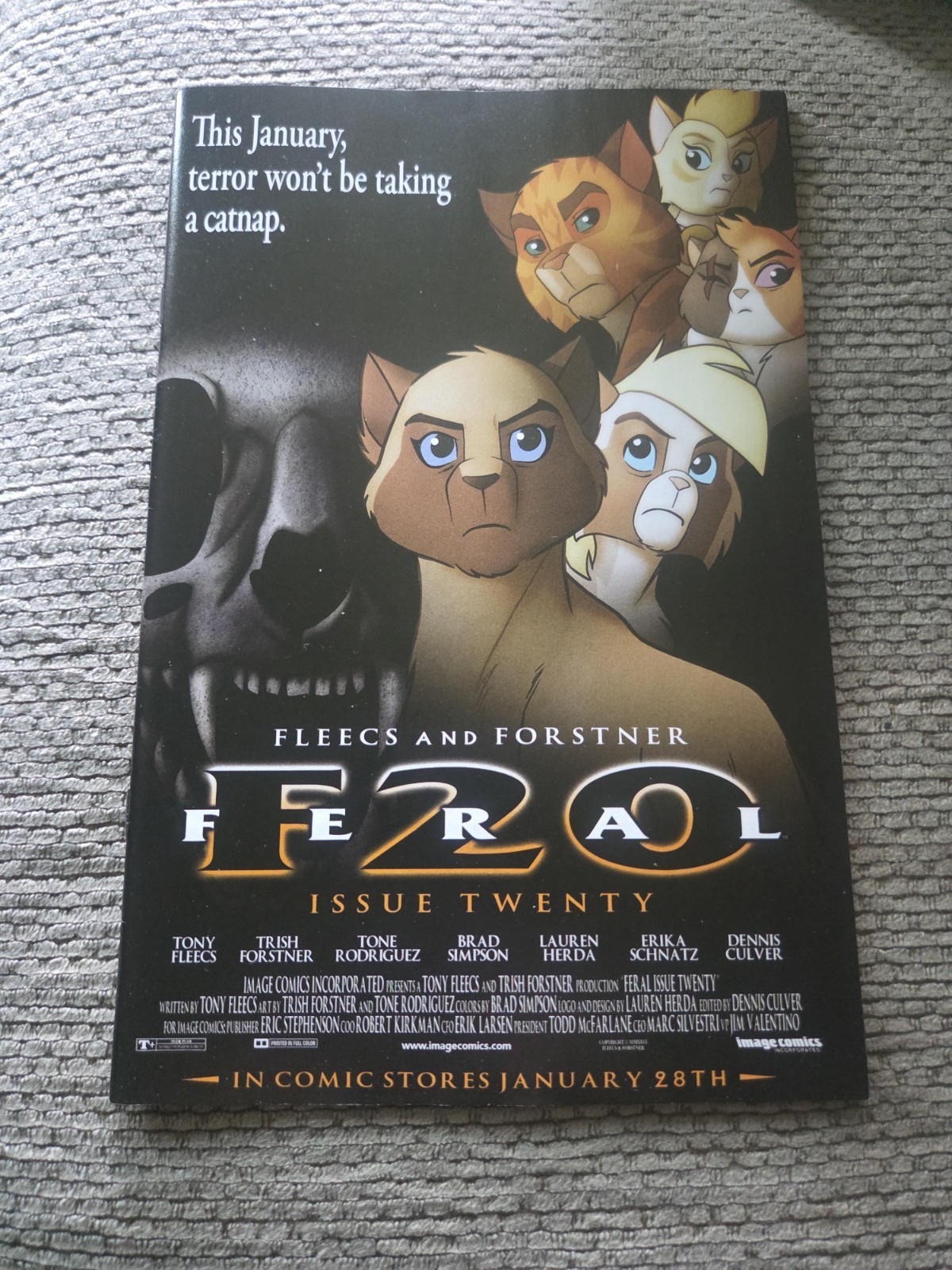 FERAL #20 - TRISH FORSTNER VARIANT COVER B - IMAGE COMICS/2026