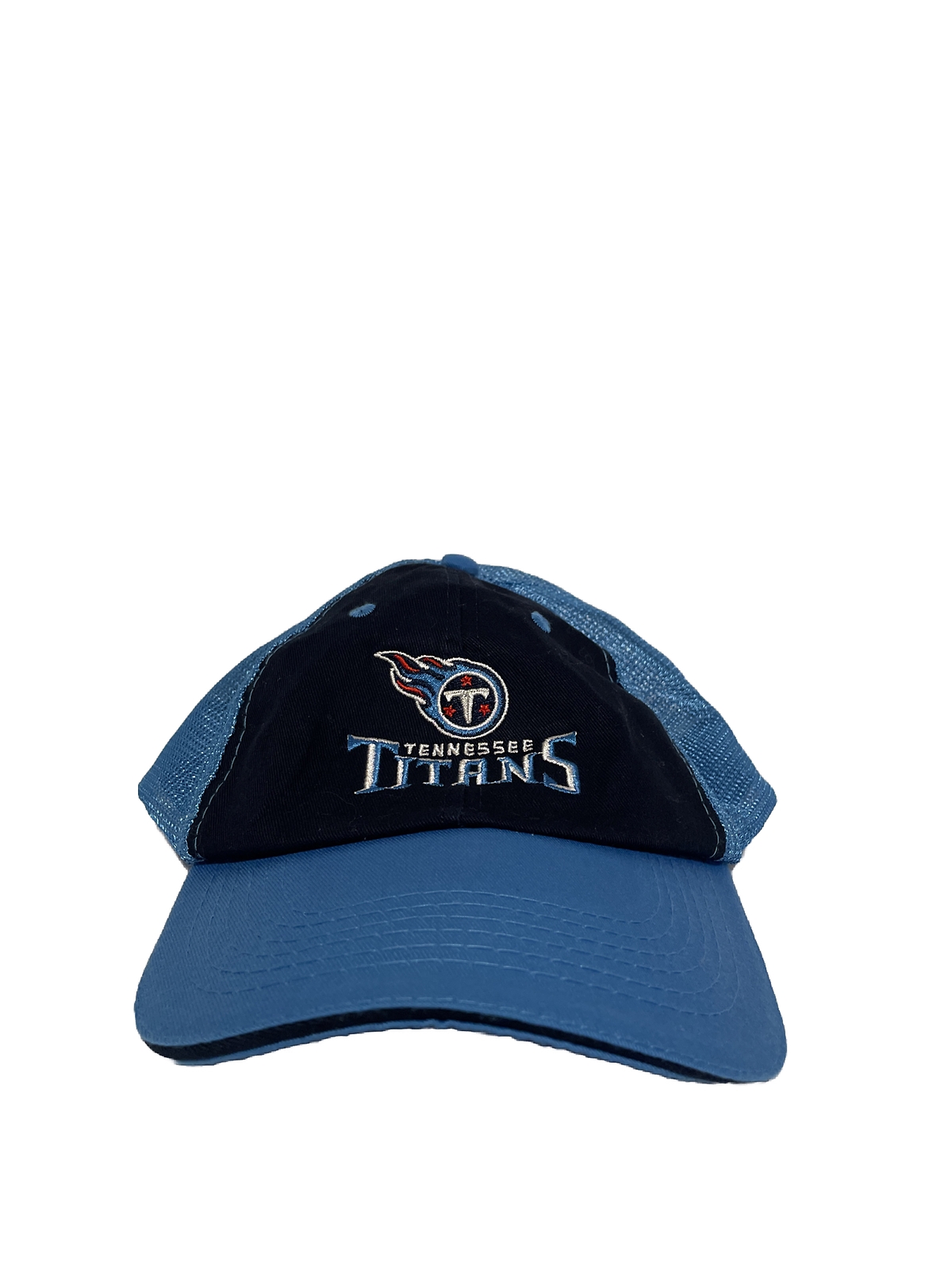Vintage Tennessee Titans Adjustable Trucker Styled Hat Embroidered Vintage Tennessee Titans Adjustable Trucker Styled Hat Embroidered