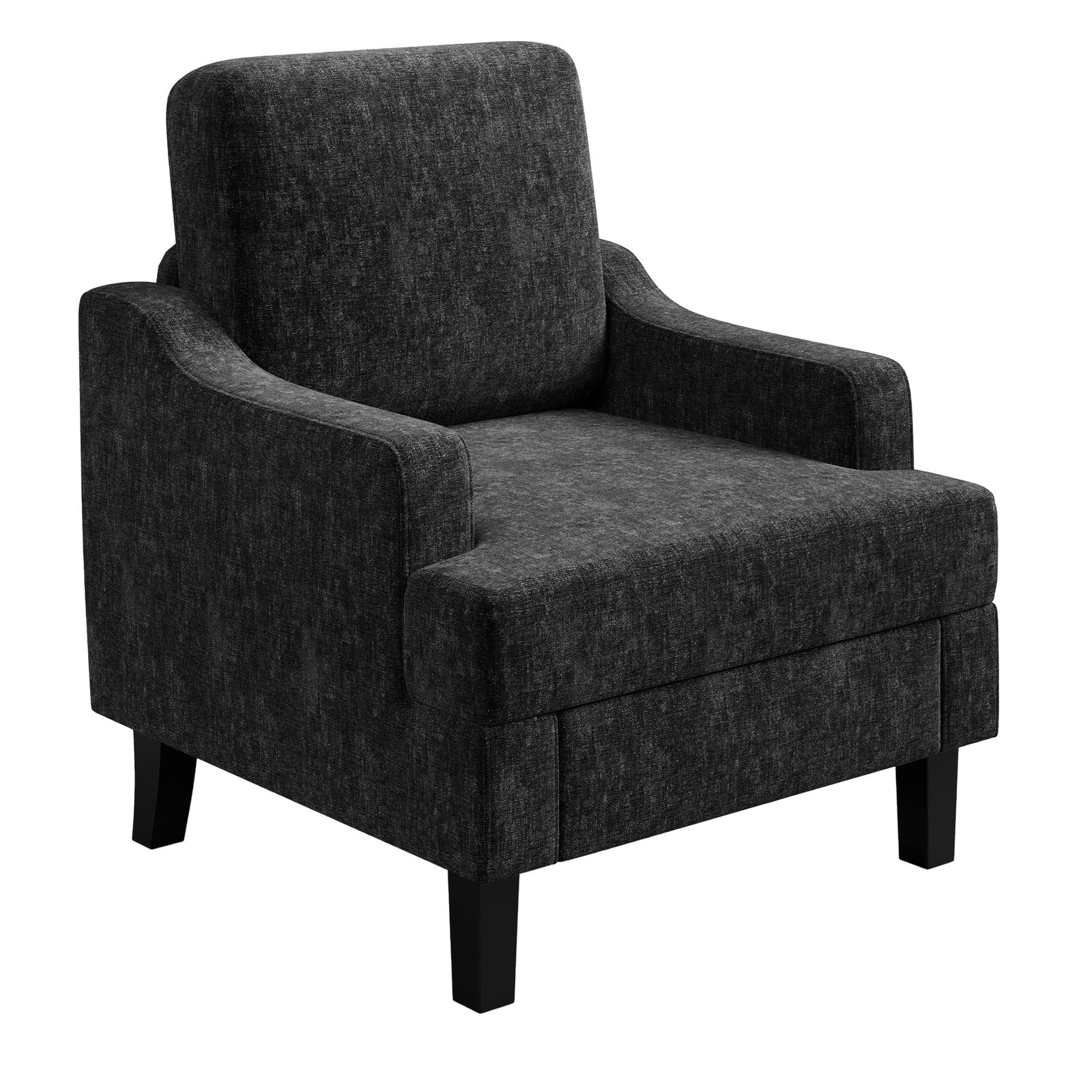 8 COLORS Comfy Accent Chair, Upholstered Armchair, Comfy Single Sofa Chair, Room