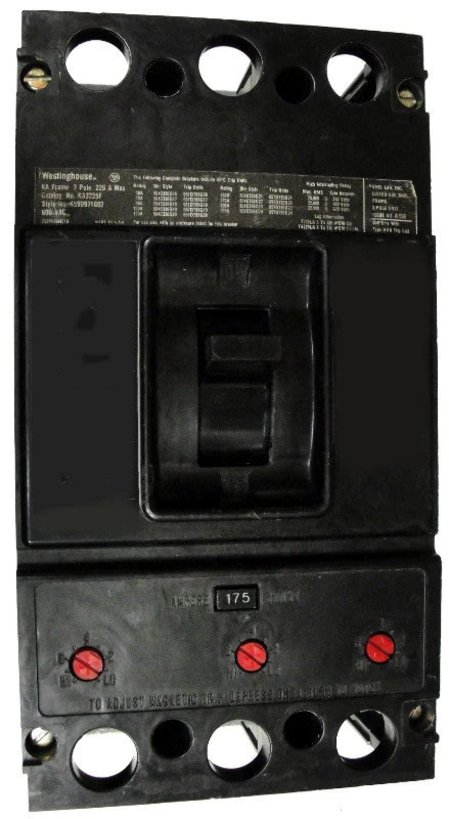 KA3225F w/90A Trip Unit - Westinghouse - Seller Reconditioned