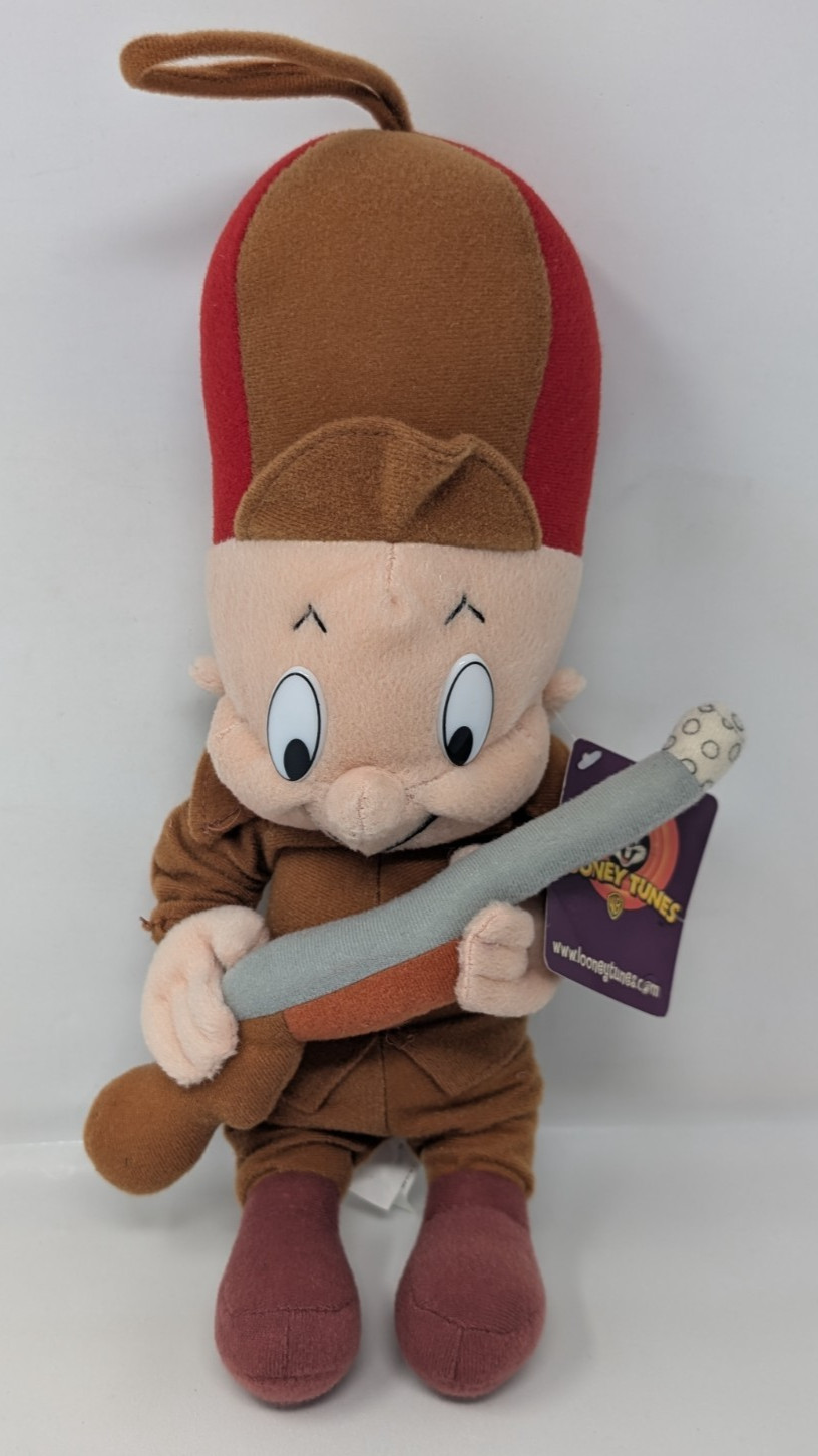 Vintage Elmer Fudd Looney Tunes Warner Bros Plush Stuffed By Nanco 2005