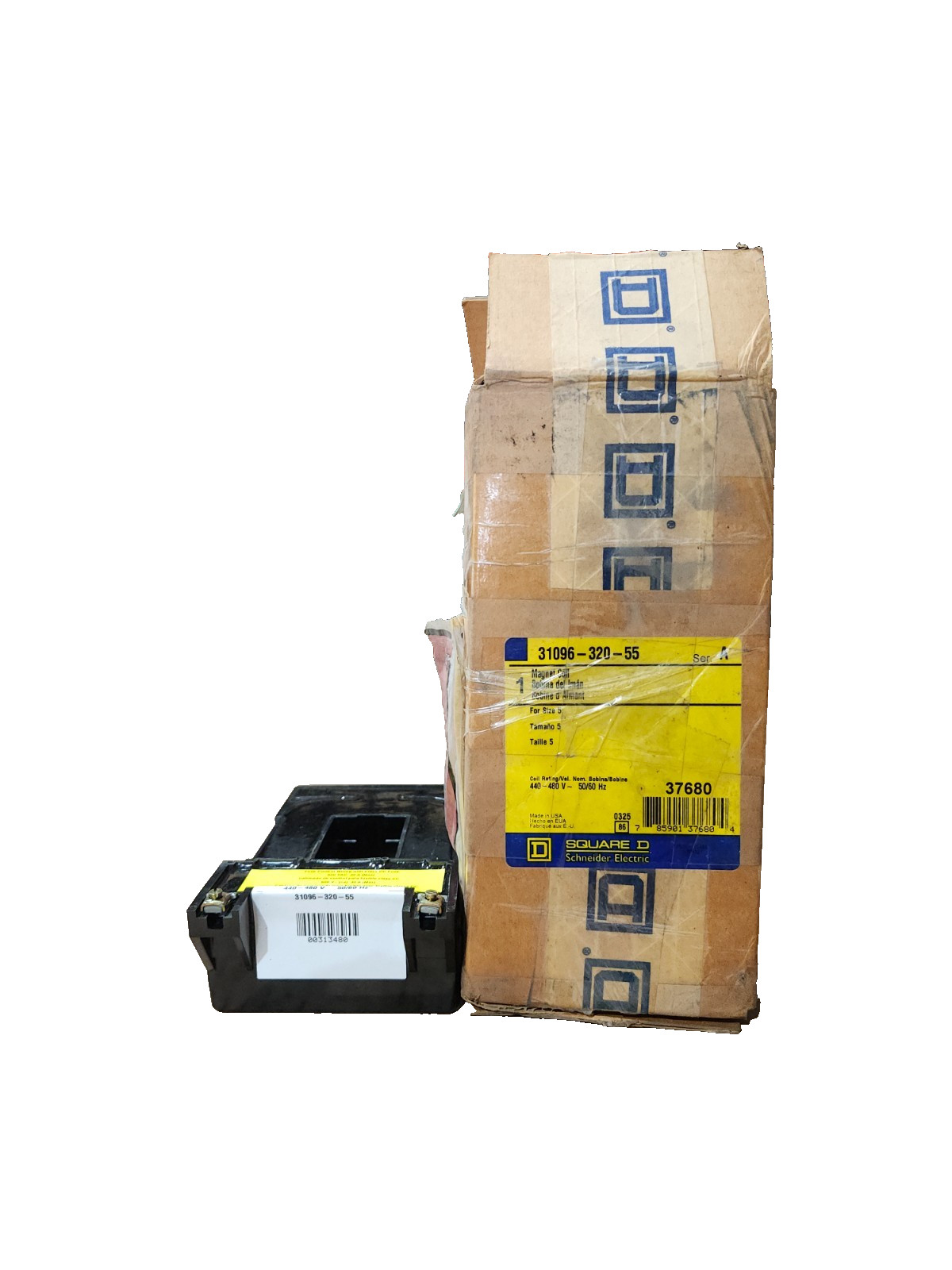 NEW IN BOX SQUARE D Magnetic Coil Size 5, 440-480V, 50/60HZ, 31096-320-55