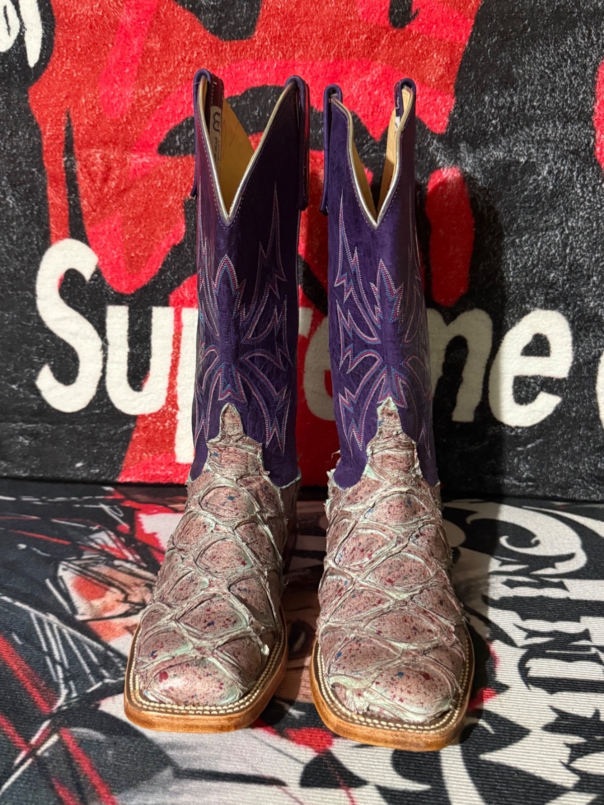 Anderson Bean Purple Cosmic Sky Big Bass Boots