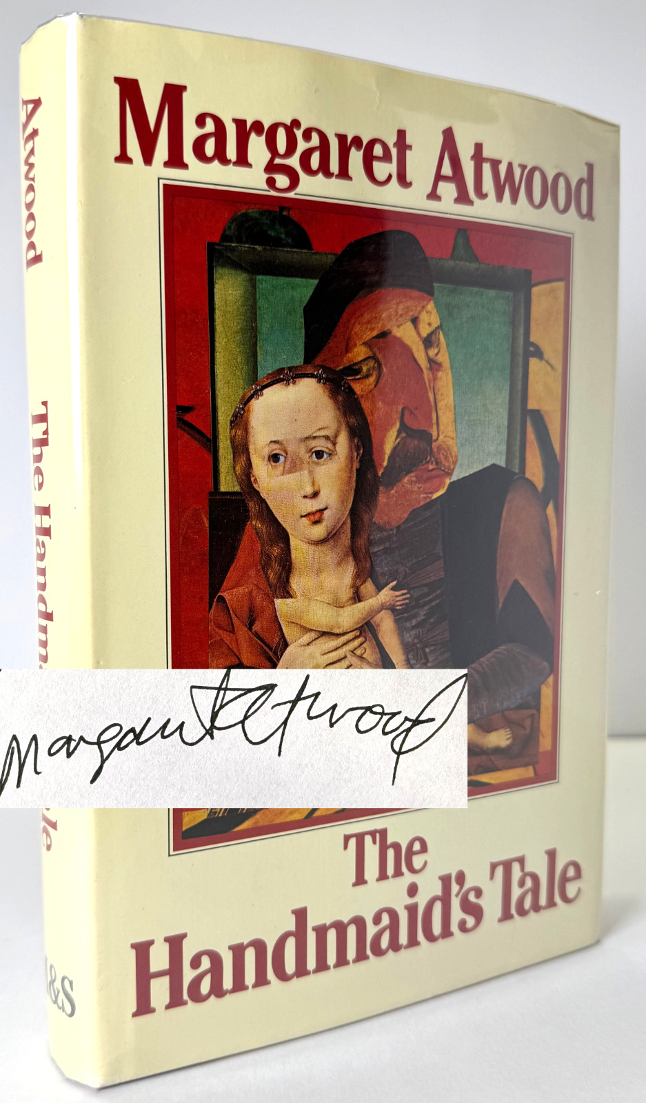 The Handmaid's Tale SIGNED by Margaret Atwood 1985 CA 2nd printing in Mylar
