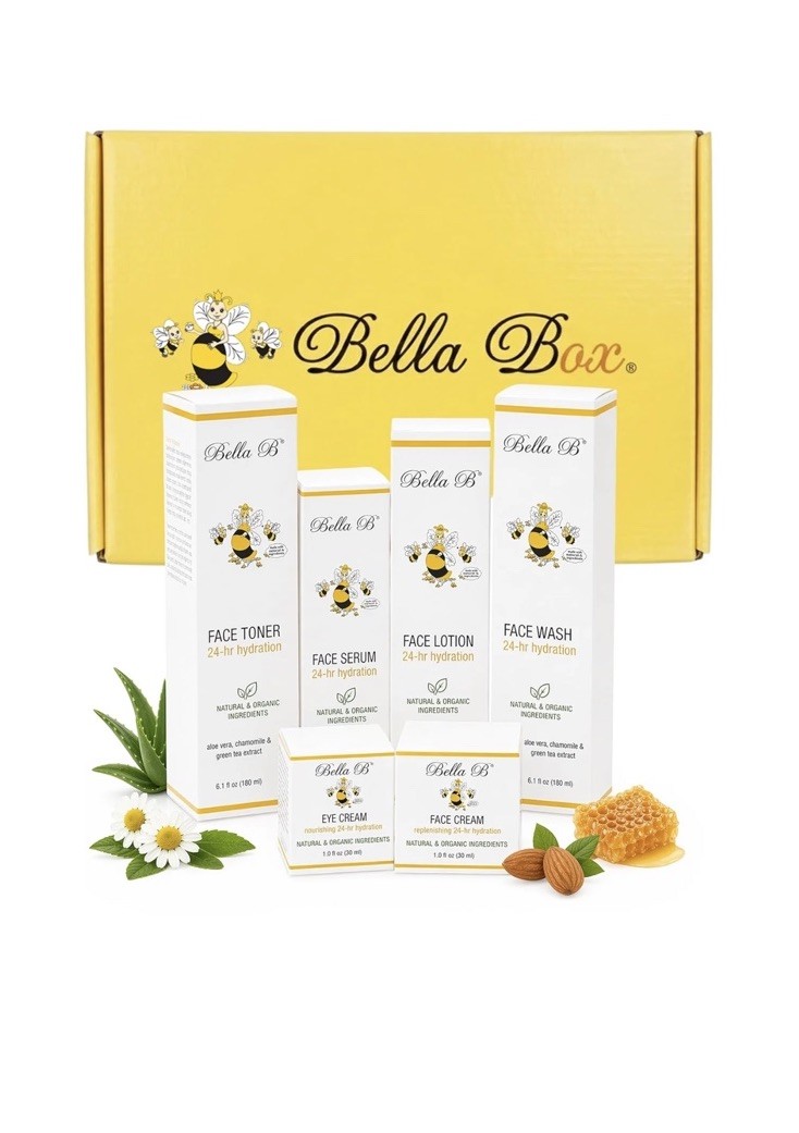 Bella B Bella Box Skin Care Set Face Wash Toner Serum Lotion Eye Cream