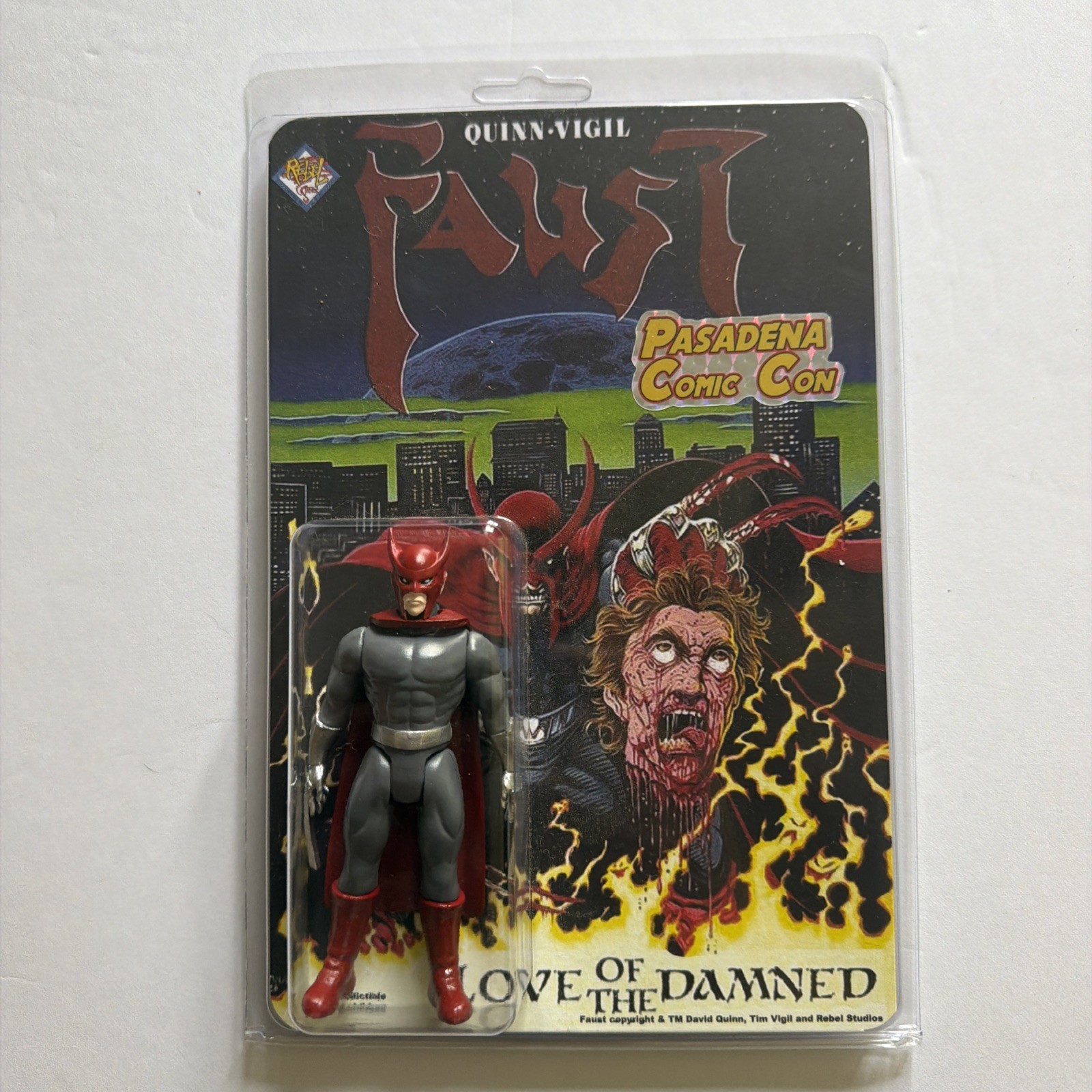 Faust Figure• Signed Tim Vigil • David Quinn • Pasadena Comic Con •vCollectible