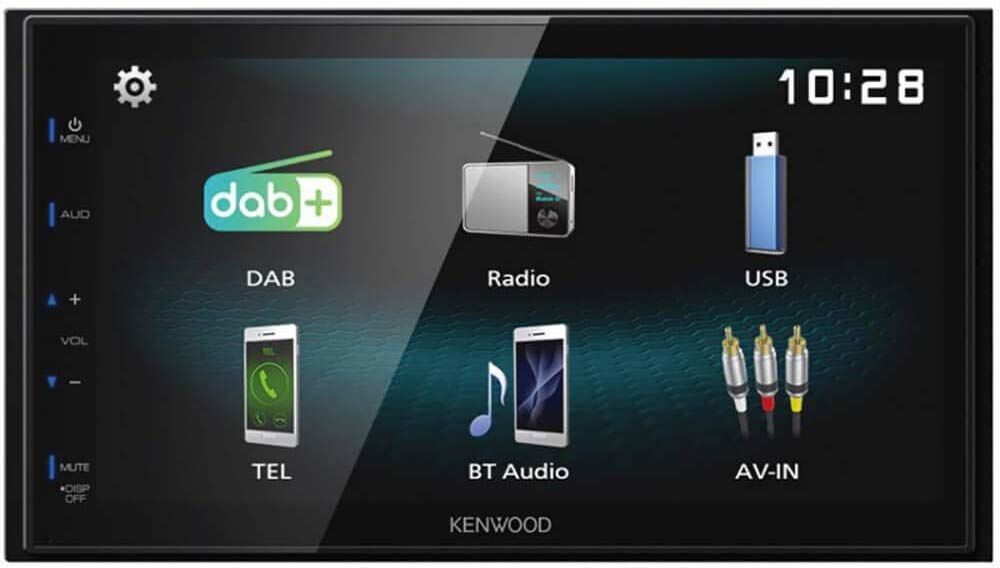 Kenwood DMX125BT Double DIN Bluetooth Android Mirroring 6.8\