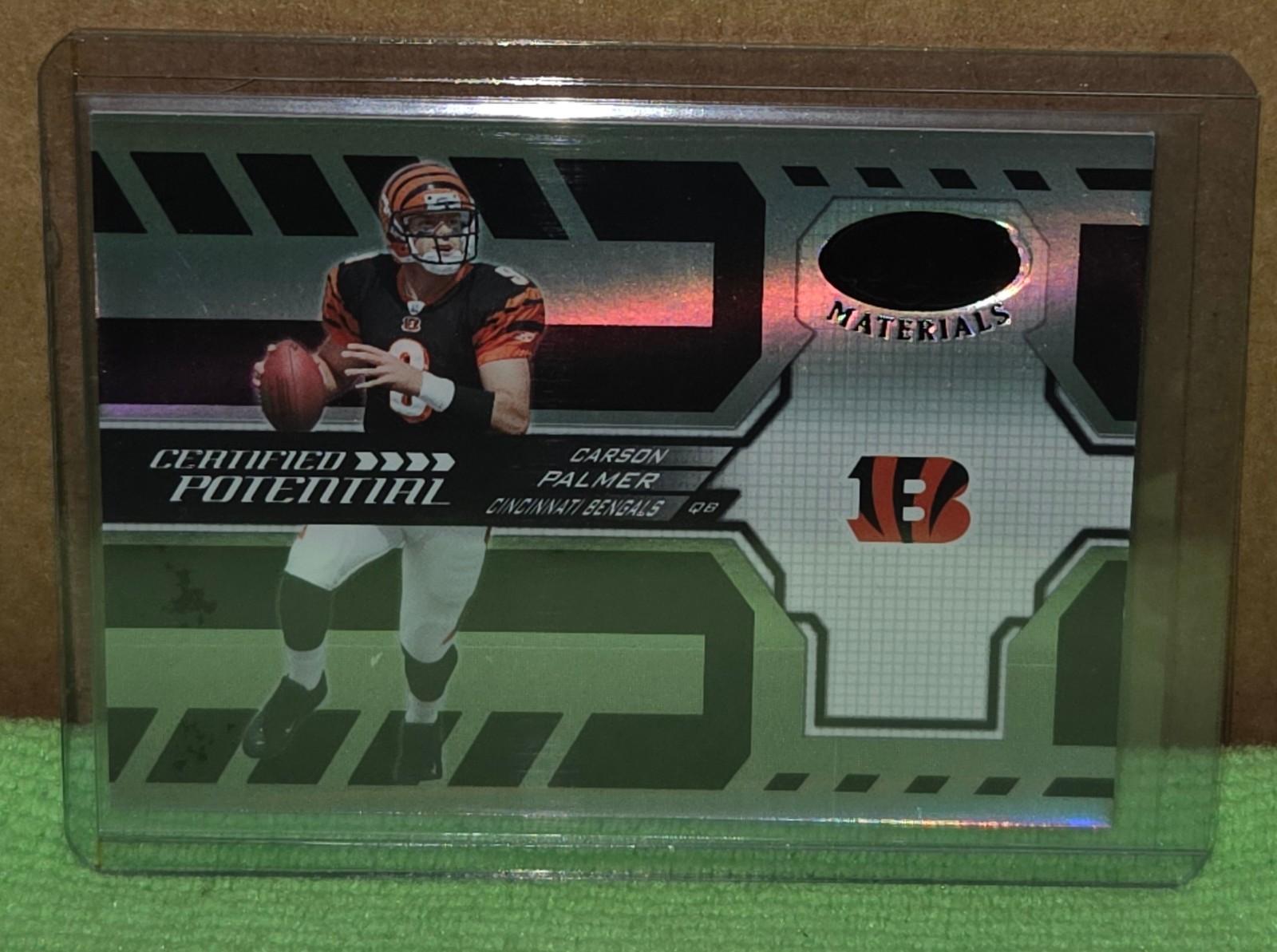 2005 Leaf Certified Materials Certified Potential CARSON PALMER /10 Mirror Black