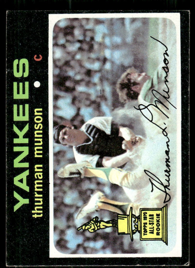 1971 Topps #5 Thurman Munson 1971 Topps #5 Thurman Munson