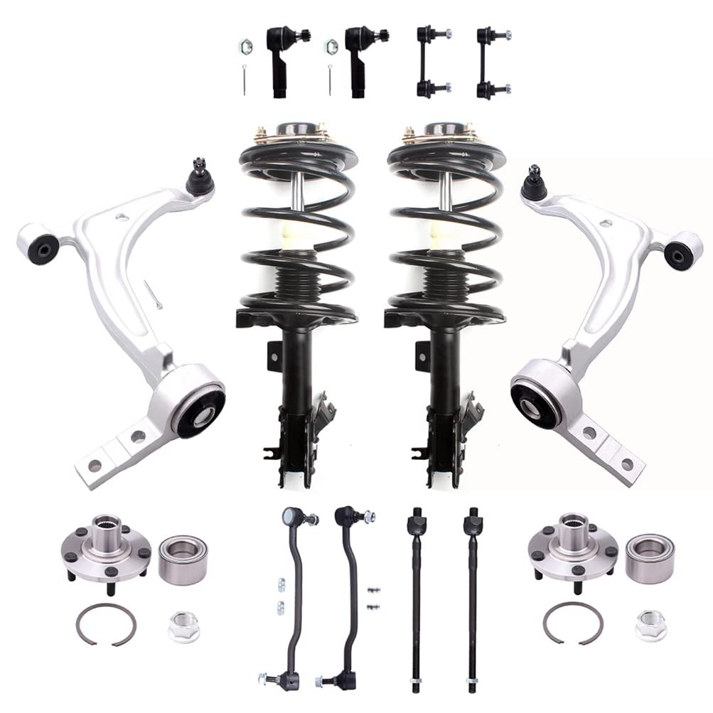 Front Control Arm Strut Kit 14pcs for Nissan Maxima 2004-2008