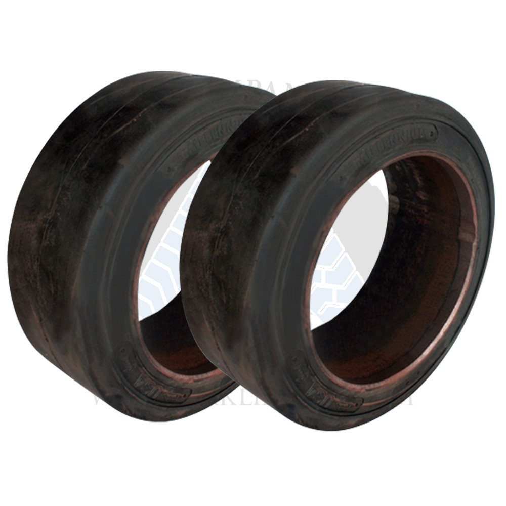 2PK 16X4-1/2X10-1/2  SOLID TIRES 16-4.5-10.5 SOLID TIRES USA MADE FORKLIFT TIRES