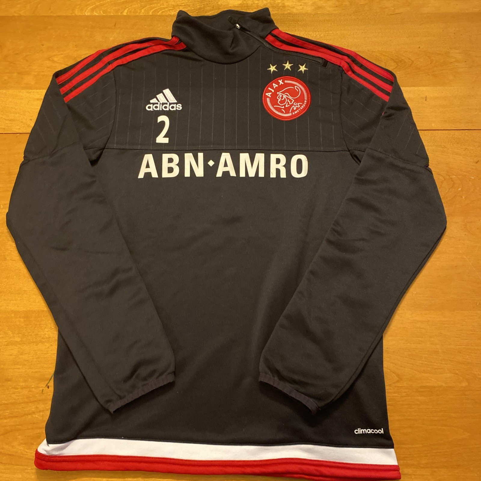 Adidas AFC Ajax Amsterdam Training Top 2015 Size Small S18383 Adidas AFC Ajax Amsterdam Training Top 2015 Size Small S18383