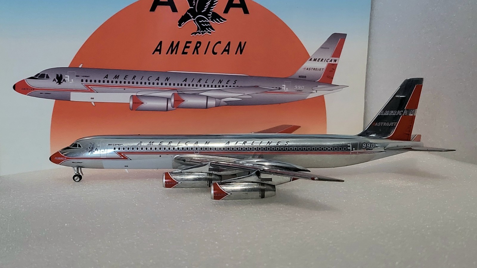 Inflight 1:200 American Airlines Convair CV-990 N5618 IF990AA0423P