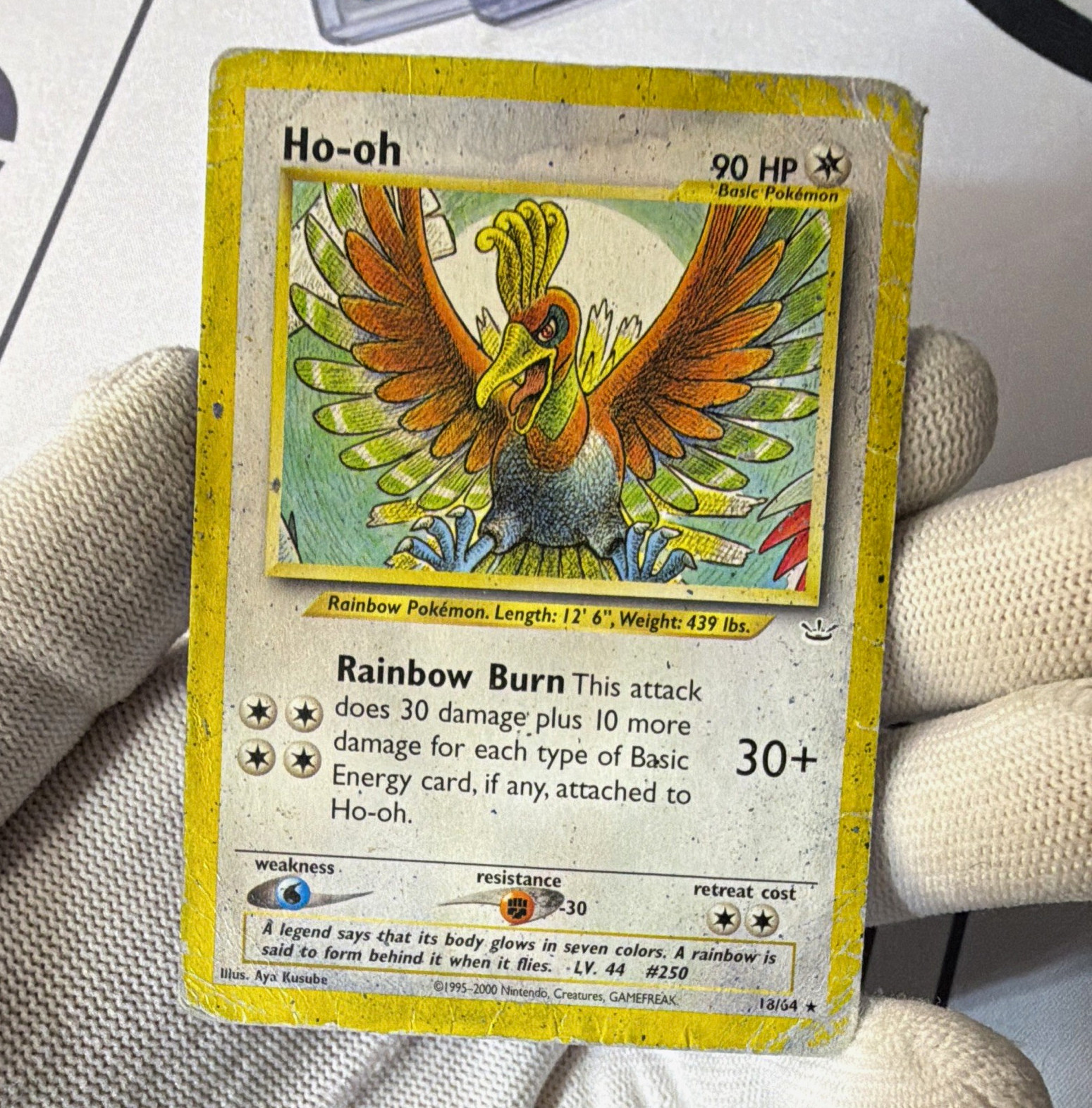 Ho-oh 18/64 Neo Revelation Rare Regular English DMG Ho-oh 18/64 Neo Revelation Rare Regular English DMG