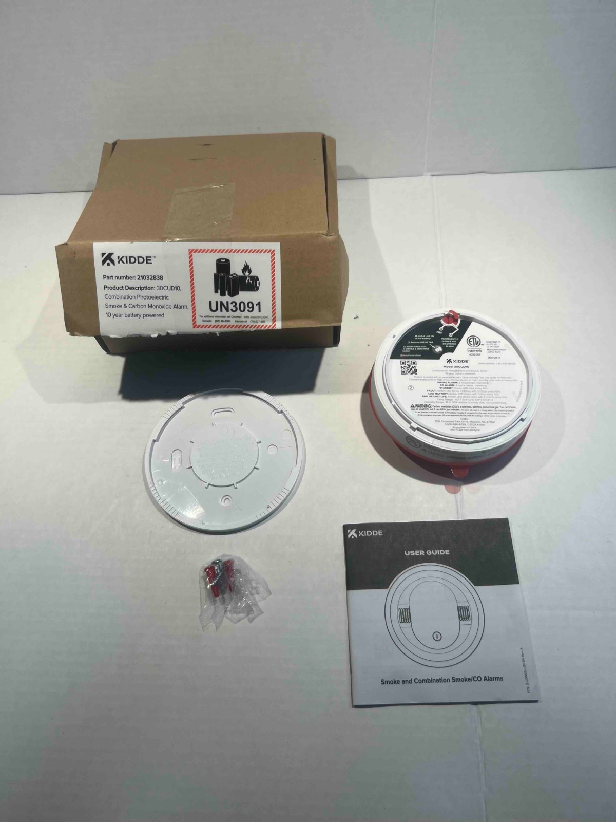 Kidde 30CUD10 Smoke & Carbon Monoxide Alarm 10-Year Battery 21032838