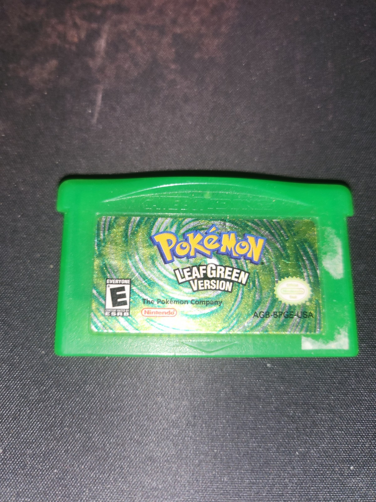 Nintendo Pokemon Leaf Green Version GBA Authentic TESTED WORKING Game ONLY
