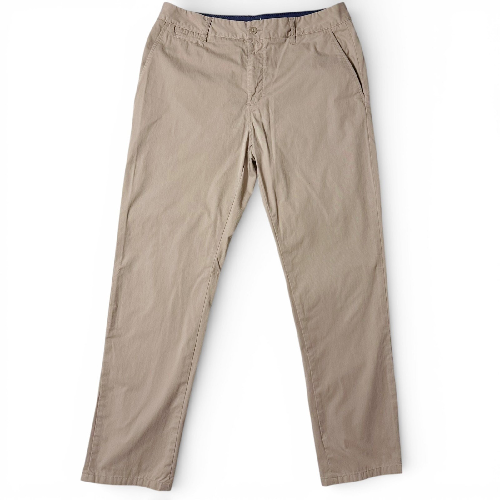Johnnie-O Prep-Formance Pants Mens Actual Sz 33x32 Beige Golf Performance