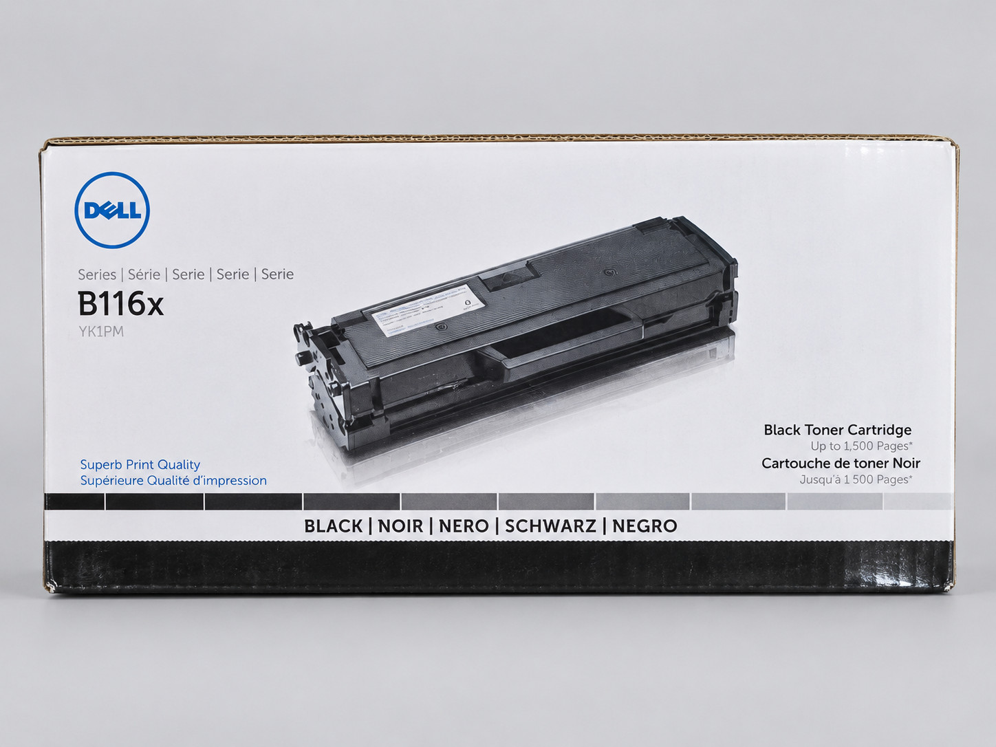 Dell B116X YK1PM Black Laser Toner Cartridge Genuine OEM New Sealed