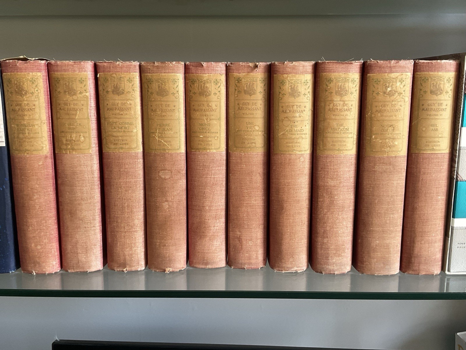 The Works of Guy de Maupassant (1909) Complete Set 10 volumes