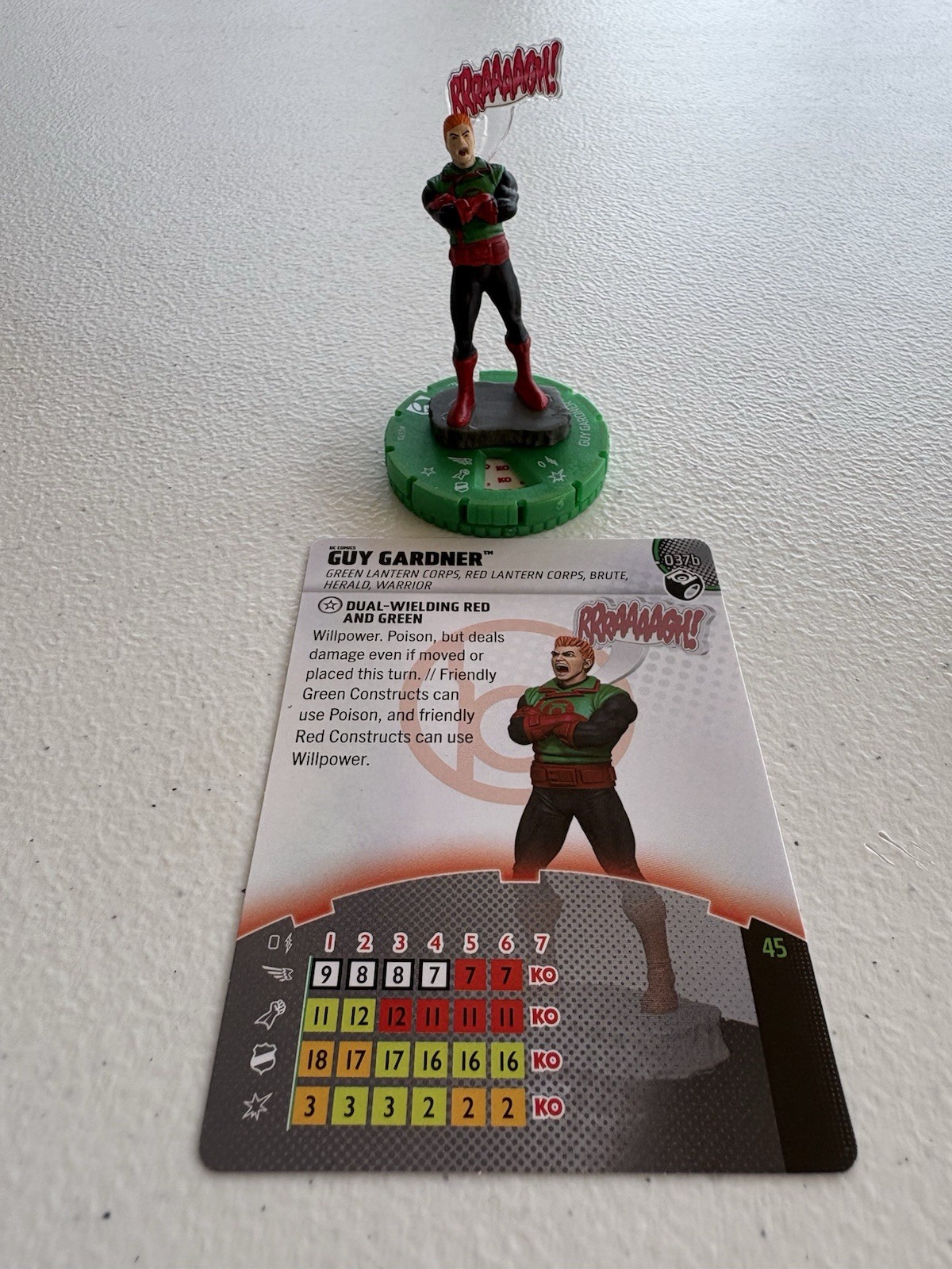 WizKids DC HeroClix Guy Gardner #037b Rare Brand New WizKids DC HeroClix Guy Gardner #037b Rare Brand New