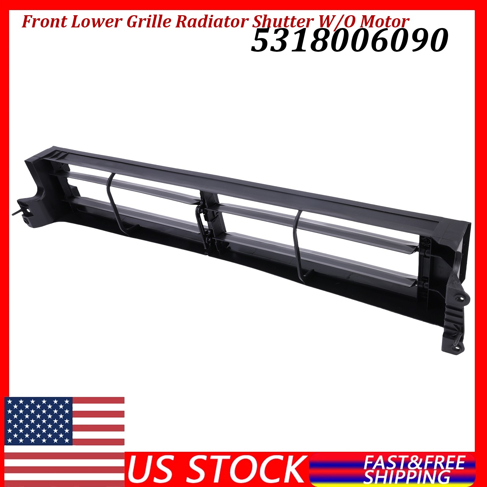 Grille Radiator Shutter W/O Motor Front Lower 5318006090 For Toyota Camry 2025