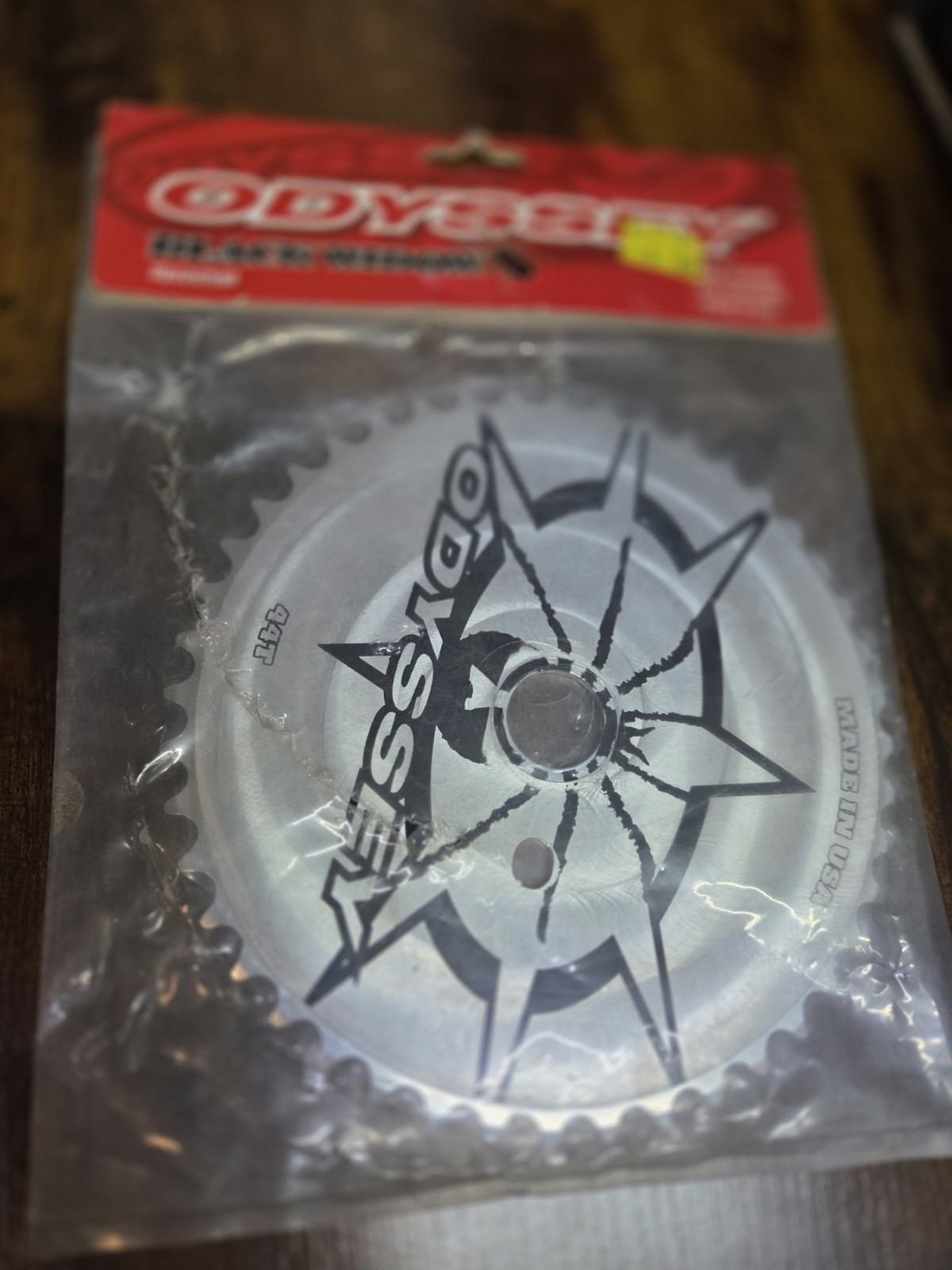 NEW Odyssey Black Widow Bmx Sprocket/Chainring 44t